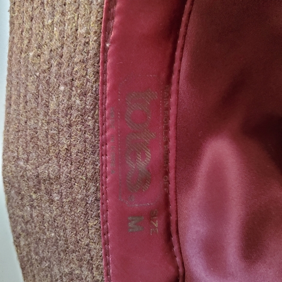 Men's Totes Vintage Brown Wool Hat - Picture 5 of 6